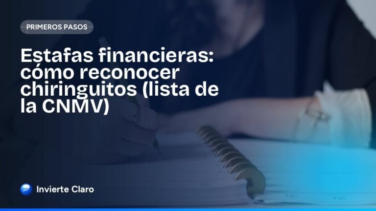 Estafas financieras: cómo reconocer chiringuitos (lista de la CNMV)