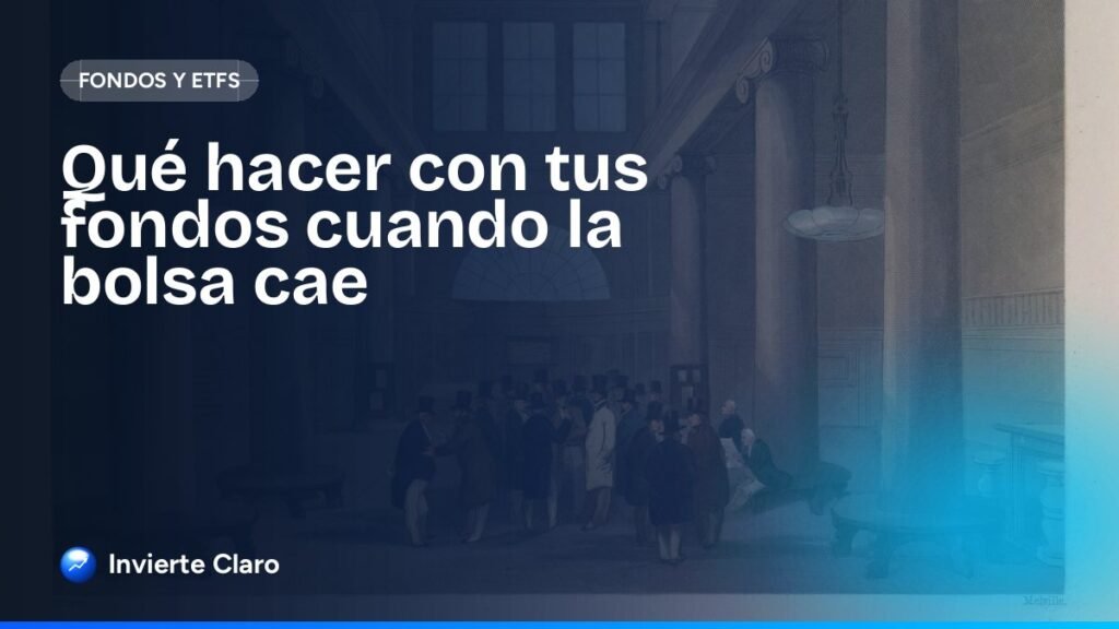 Qué hacer con tus fondos cuando la bolsa cae